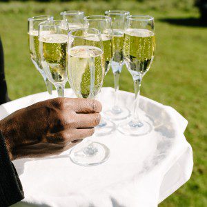 Champagne welcome
