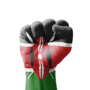 Flag of Kenya Fist